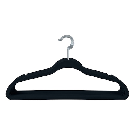 Simplify Slim Velvet Suit Hangers in Black, 25PK 23240-BLACK